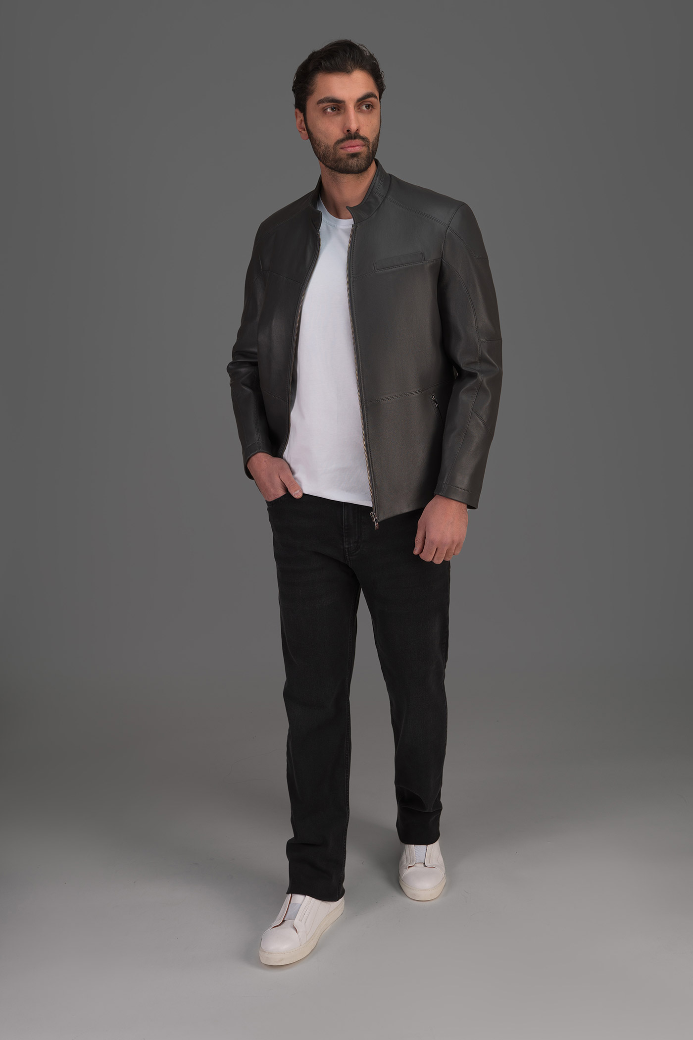 کاپشن چرم 270035