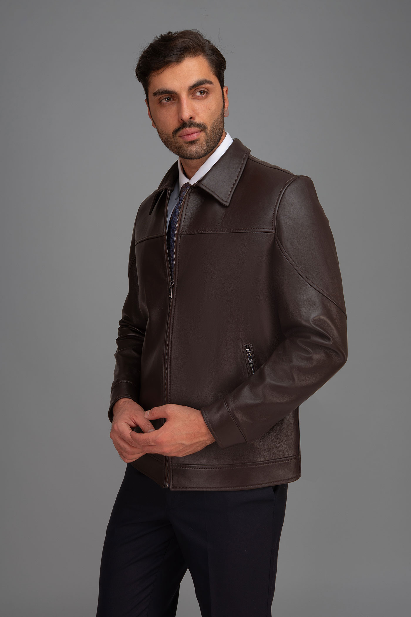 کاپشن چرمی 270041